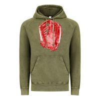 Vintage Olive Catchers Mitt Fa Element Vintage Hoodie - FaDigitalArtStudio