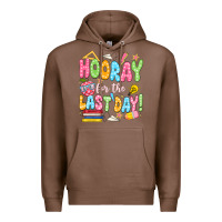 Chestnut hooray for the last day white Premium Hoodie - JahusDesignShop