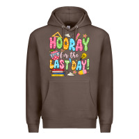 Coffee hooray for the last day white Premium Hoodie - JahusDesignShop