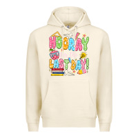Tofu hooray for the last day white Premium Hoodie - JahusDesignShop