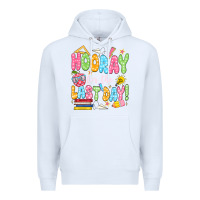 White hooray for the last day white Premium Hoodie - JahusDesignShop