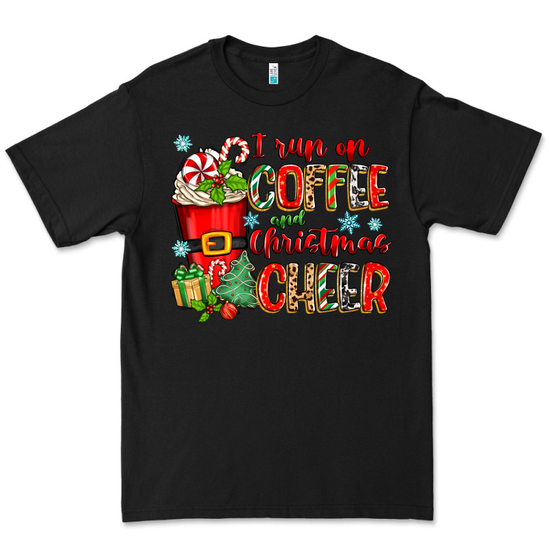 I Run On Coffee And Christmas Cheer Premium Tee by Zillion Design Studio | Teevron