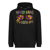 Black Mardi gras dude Heavyweight Hoodie - BundleAndBundleShop
