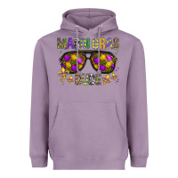 Lavender Mardi gras dude Heavyweight Hoodie - BundleAndBundleShop