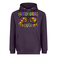 Plum Mardi gras dude Heavyweight Hoodie - BundleAndBundleShop