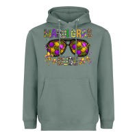 Sage Mardi gras dude Heavyweight Hoodie - BundleAndBundleShop