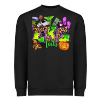 Black ekg tech nurse halloween Heavyweight Sweatshirt - AdoDesignShop