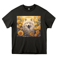 Asphalt samoyed Heavy Core Tee - Unal Design