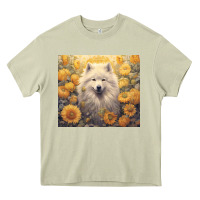 Mossy samoyed Heavy Core Tee - Unal Design