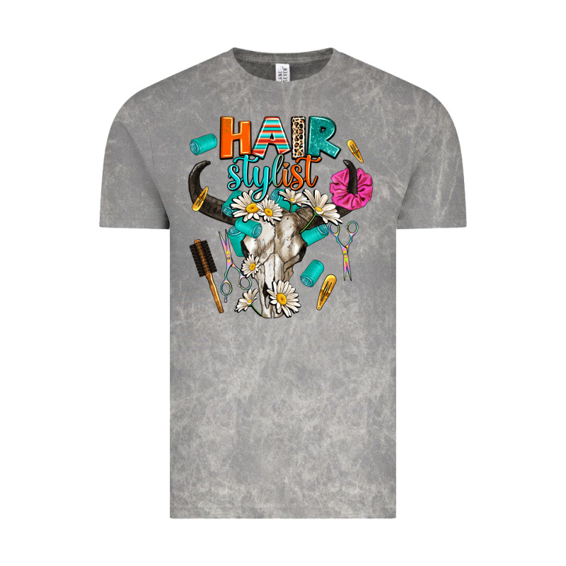 Bullskull Hairstlist Vintage Tee by AdoDesignShop | Teevron
