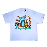 Grape Ice with god all things are possible matthew 19 26 Urban Heavy Tee - JahusDesignShop