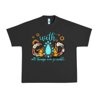 Pigment Black with god all things are possible matthew 19 26 Urban Heavy Tee - JahusDesignShop