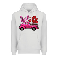 Dove Grey valentine's day turck with balloons Premium Hoodie - RanaPortraitStore