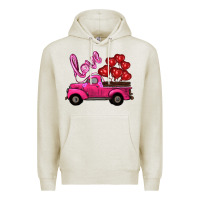 Oatmeal Heather valentine's day turck with balloons Premium Hoodie - RanaPortraitStore
