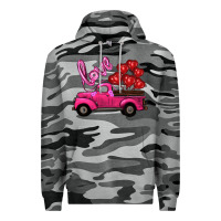 Slate Camo valentine's day turck with balloons Premium Hoodie - RanaPortraitStore
