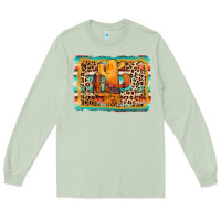 Matcha cactus western leopard Long Sleeve Tee - AdoDesignShop