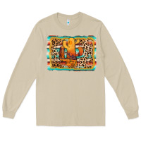 Mushroom cactus western leopard Long Sleeve Tee - AdoDesignShop