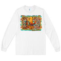 White cactus western leopard Long Sleeve Tee - AdoDesignShop