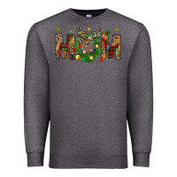 Charcoal Heather Western Mom With Reindeer Premium Sweatshirt - BundleAndBundleShop