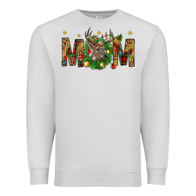 Western Mom With Reindeer Premium Sweatshirt by BundleAndBundleShop | Teevron
