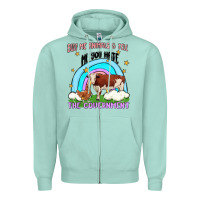 Seafoam buy me animals malia Zipper Hoodie - MaliasSmallBusiness