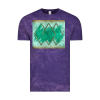 Cloud Purple green glitter Vintage Tee - JahusDesignShop