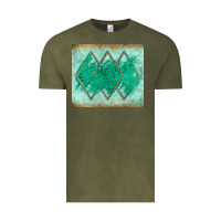 Vintage Olive green glitter Vintage Tee - JahusDesignShop