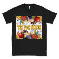 Black Teacher Classic Tee - LillyAllenDesigns