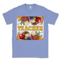 Colony Blue Teacher Classic Tee - LillyAllenDesigns