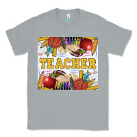 Heather Grey Teacher Classic Tee - LillyAllenDesigns