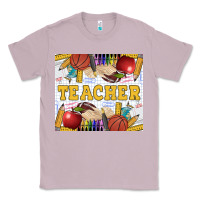 Lilac Teacher Classic Tee - LillyAllenDesigns