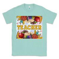 Seafoam Teacher Classic Tee - LillyAllenDesigns