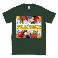Sports Green Teacher Classic Tee - LillyAllenDesigns