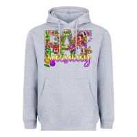 Heather Grey Mardi Gras fat tuesday Heavyweight Hoodie - BundleAndBundleShop