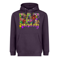 Plum Mardi Gras fat tuesday Heavyweight Hoodie - BundleAndBundleShop