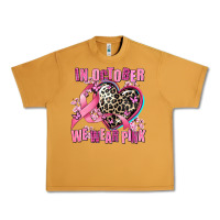 Peanut Butter western leopard  in october we wear pink heart Urban Heavy Tee - AdoDesignShop