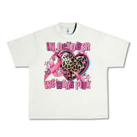 Pistachio western leopard  in october we wear pink heart Urban Heavy Tee - AdoDesignShop