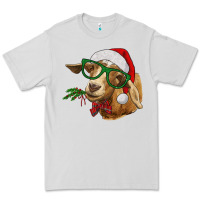 Christmas Glasses Goat Premium Tee | Teevron