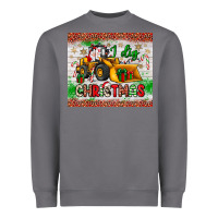 Storm i dig christmas bulldozer santa Heavyweight Sweatshirt - JahusDesignShop
