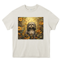 Cream shih tzu Heavy Core Tee - Unal Design