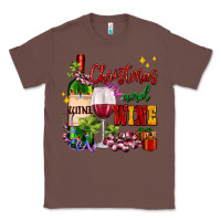 Chestnut Christmas and wine Classic Tee - AdoDesignShop