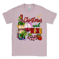 Lilac Christmas and wine Classic Tee - AdoDesignShop