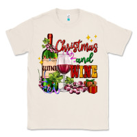 Natural Christmas and wine Classic Tee - AdoDesignShop