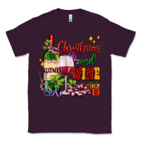 Plum Christmas and wine Classic Tee - AdoDesignShop