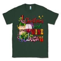 Sports Green Christmas and wine Classic Tee - AdoDesignShop