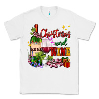 White Christmas and wine Classic Tee - AdoDesignShop