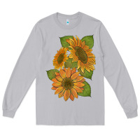 Moon Dust sunflowers b Long Sleeve Tee - Artiststas