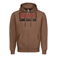 Chestnut killin it every damn day Zipper Hoodie - MaliasSmallBusiness