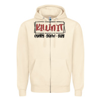 Sandshell killin it every damn day Zipper Hoodie - MaliasSmallBusiness