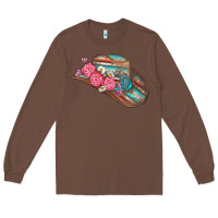 Chestnut cowboy hat Long Sleeve Tee - AdoDesignShop